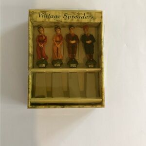 New Vintage Spreaders Set Of 4 Golf Themed Butter,cheeses,jam Decotative Spread